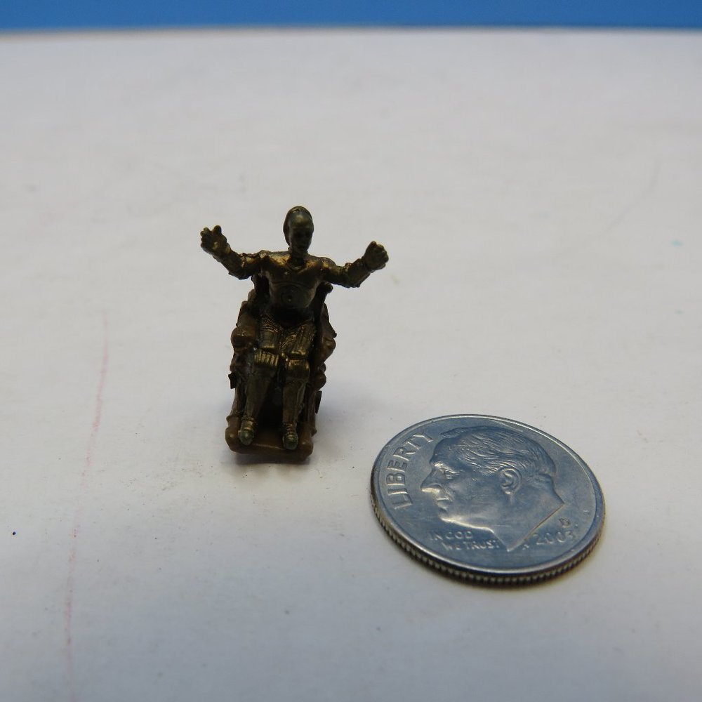 VTG Micro Machine Star Wars C-3PO Seated on Throne.